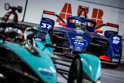 37 Cassidy Nick (nzl), Envision Virgin Racing, Audi e-tron FE07, action during the 2021 London ePrix, 7th meeting of the 2020-21 Formula E World Championship, on the ExCel London from July 24 to 25, in London, United Kingdom - Photo Germain Hazard / DPPI